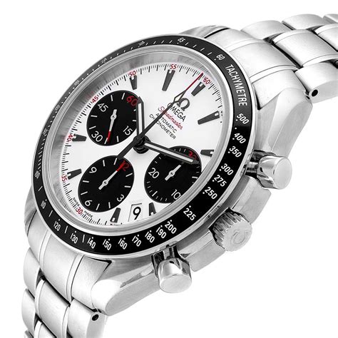 omega speedmaster day date white dial|omega speedmaster white dial review.